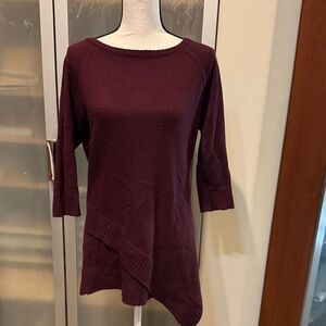 The Limited Deep Red Knit Sweater